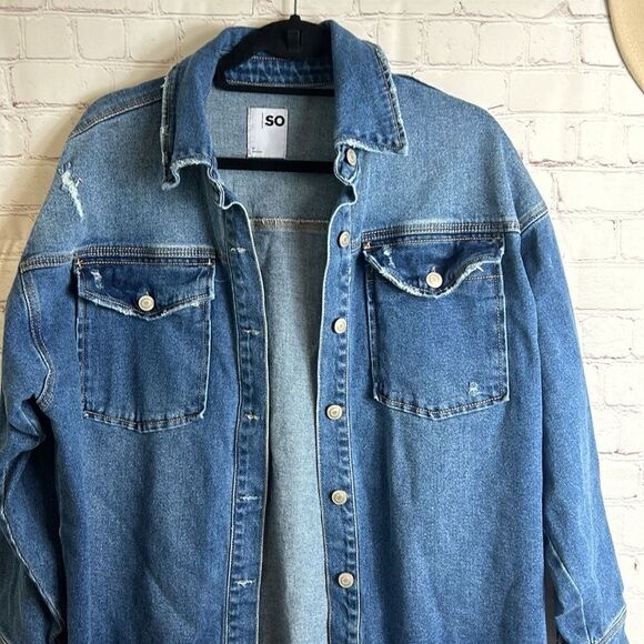 EUC SO OVERSIZE DENIM JACKET - Picture 2 of 11